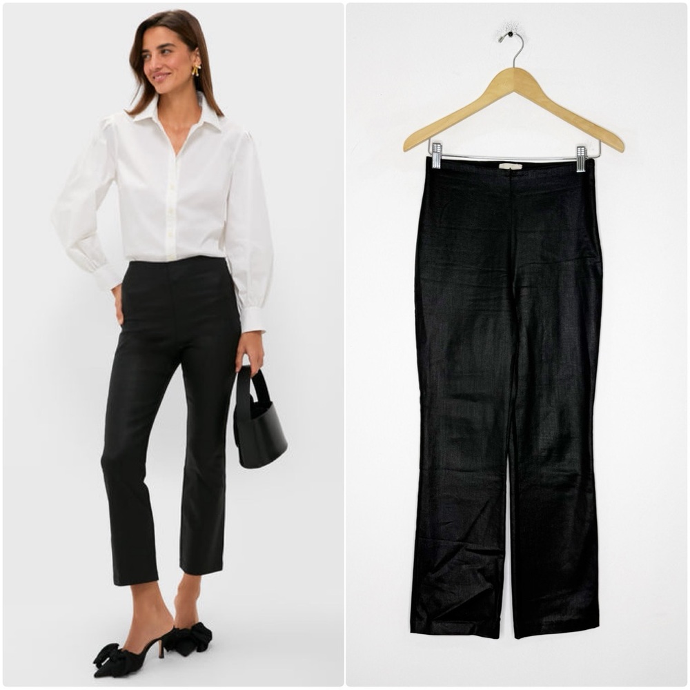 Tuckernuck Black Cropped Straight-Leg Pants